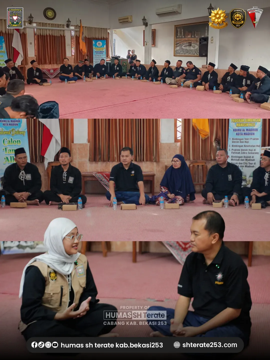 SH Terate Cabang Kab. Bekasi Mengunjungi Kediaman Almarhum Kang Mas Tarmadji